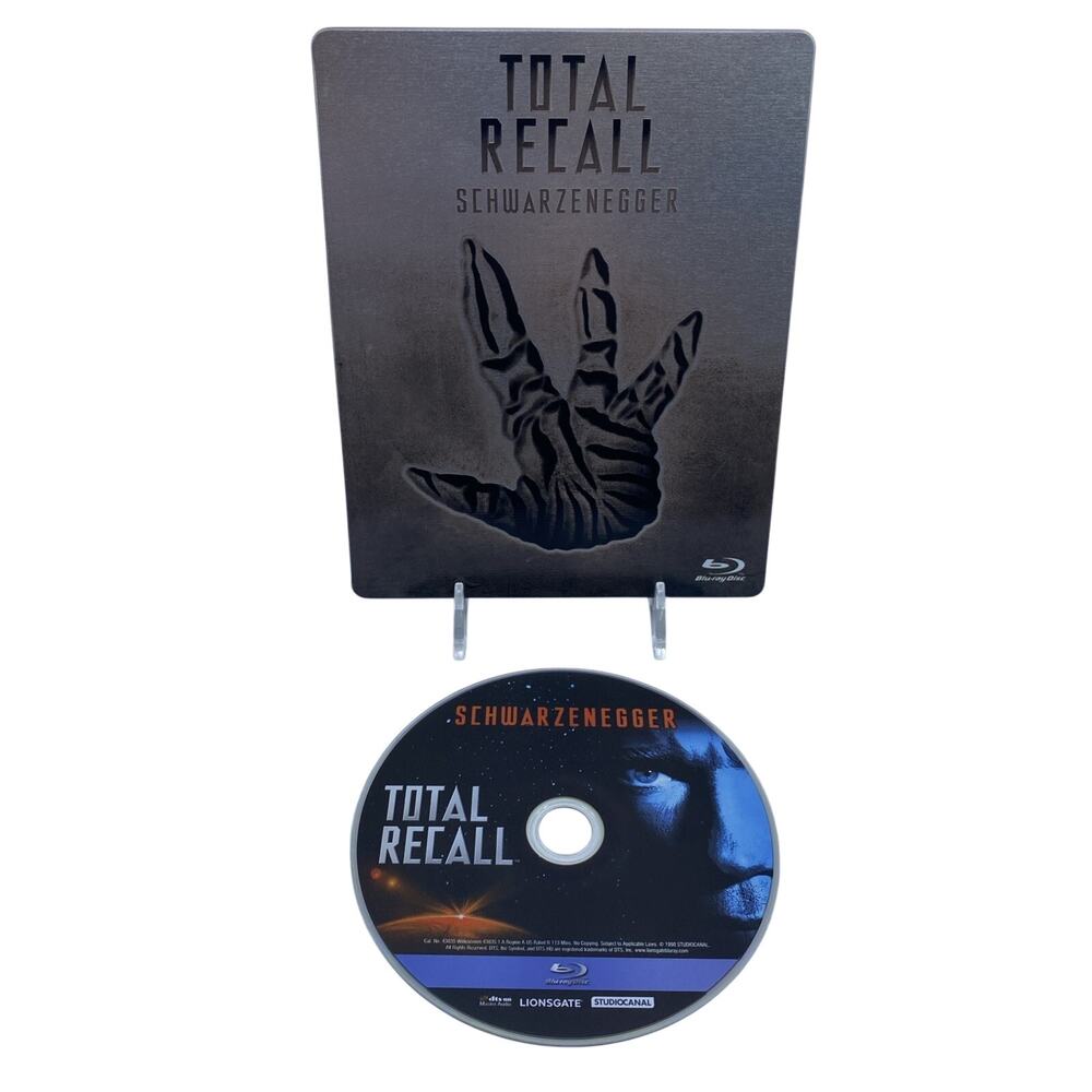 Total Recall Steelbook Blu-ray Digital Arnold Schwarzenegger Sci-Fi